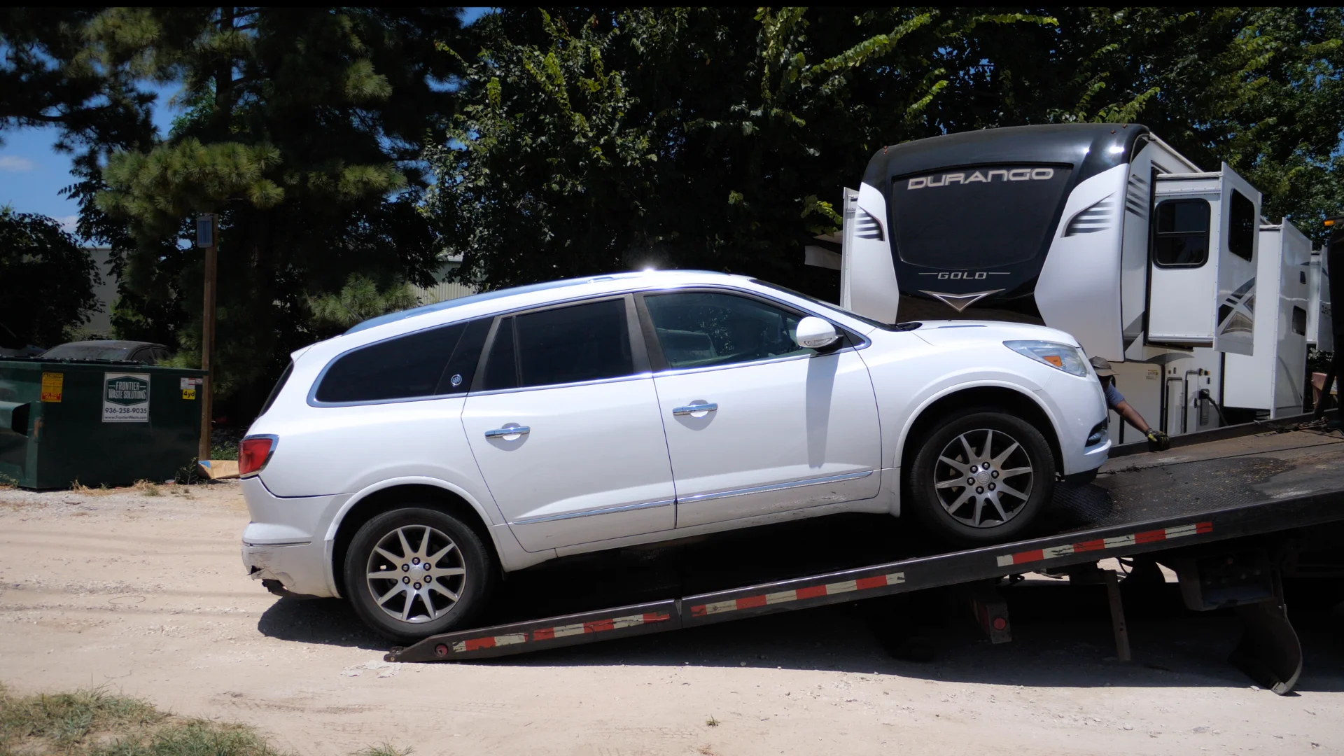 Vehicle being towed to Certified Transmission